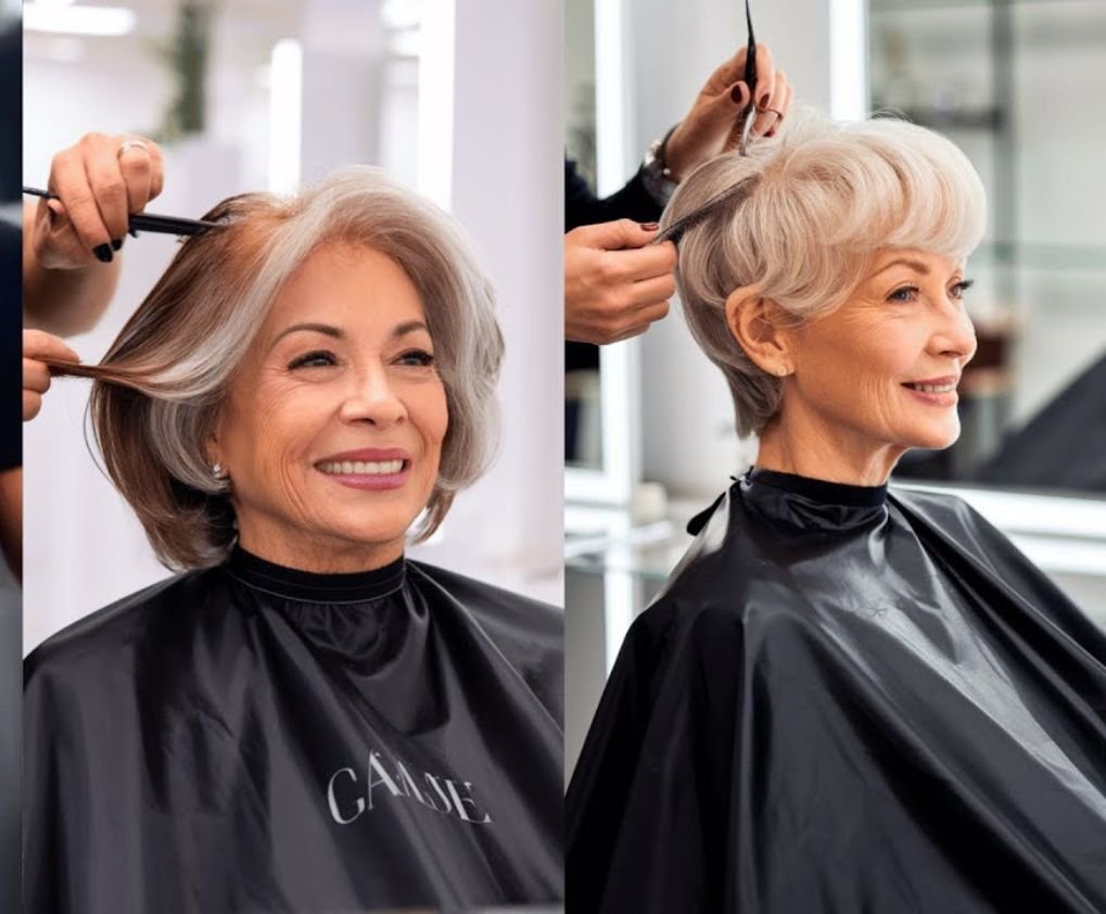 6 best cutting techniques for fine hair over 60 showing stylist haircut methods for adding volume