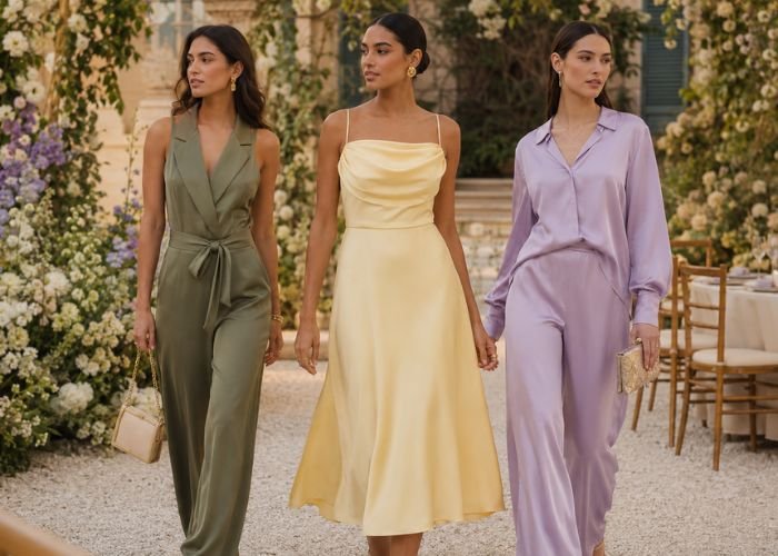 Women semi-formal wedding attire 2026