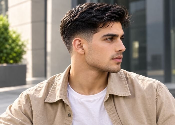 Why straight hair is perfect for a low taper fade hairstyle