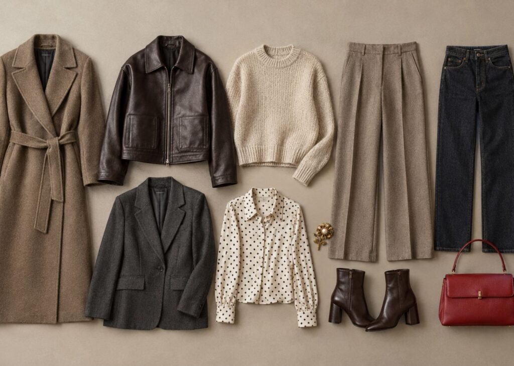 Fall/Winter 2026–2027 capsule wardrobe essentials and trend pieces